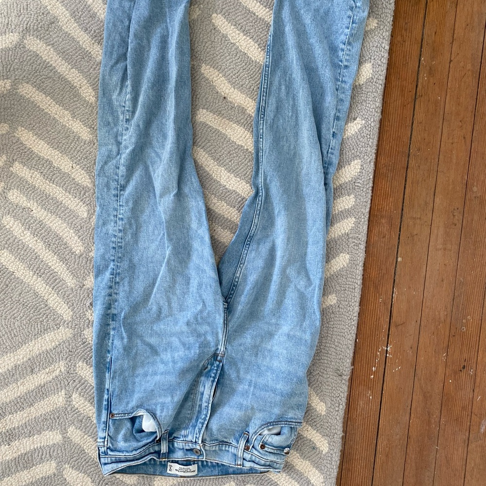 Abercrombie & Fitch Light Blue Denim Pants